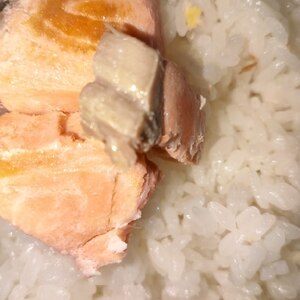 ジューシー銀鮭丼♪